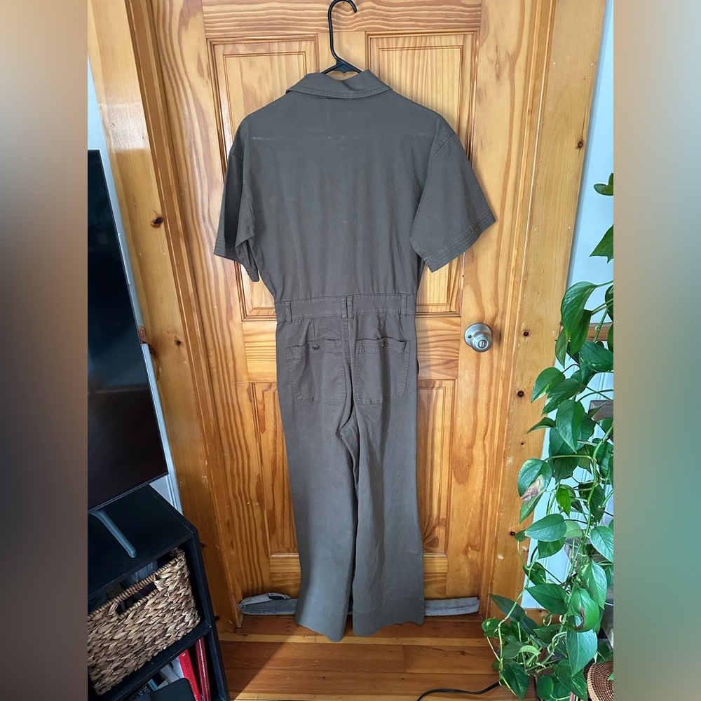 NWT Pistola Brown Short Sleeve Jumpsuit - Picture 7 of 8